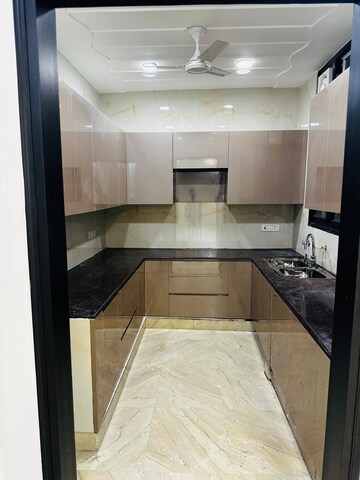 Kitchen in 3 BHK Builder Floor at Greater Kailash I – for Sale