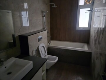 Bathroom in 4 BHK Apartment at Uchdpl Veridia Oakwood Enclave, Wave City – for Rent