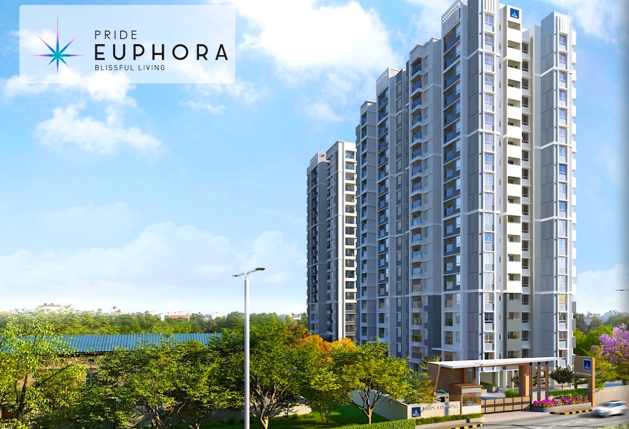 3 BHK + Pooja Room,Study Room 1500 Sq.Ft. Apartment in Pride Euphora