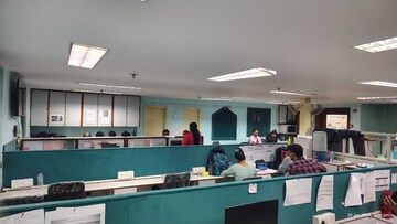 Floor Plan in  Office Space at Bbd Bagh – for Rent