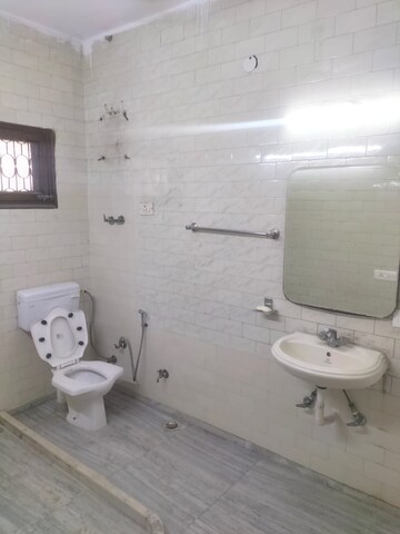 Bathroom in 3 BHK Builder Floor at Greater Kailash I – for Rent