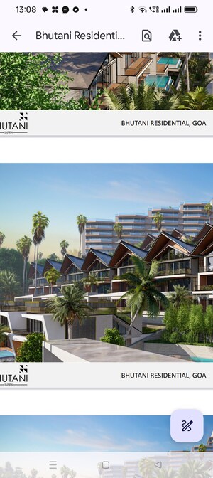 Studio Apartment – Exterior View View at Bhutani Acqua Eden, Sancoale - for Sale