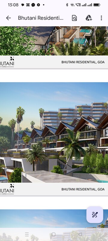 Studio Apartment – Exterior View View at Bhutani Acqua Eden, Sancoale - for Sale