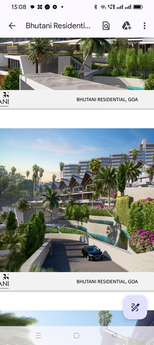 Studio Apartment – Exterior View View at Bhutani Acqua Eden, Sancoale - for Sale