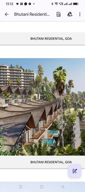 Studio Apartment – Exterior View View at Bhutani Acqua Eden, Sancoale - for Sale