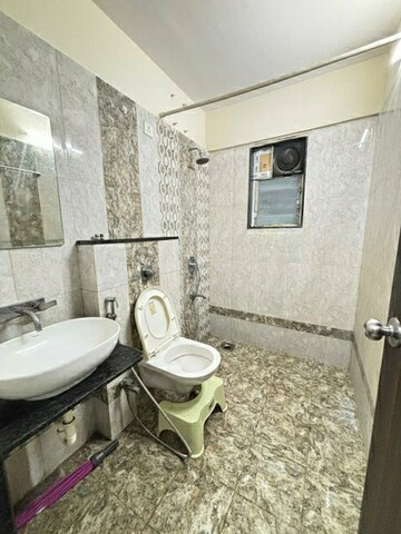 Bathroom in 2 BHK Apartment at Bramha Skycity Apartment, Dhanori – for Rent