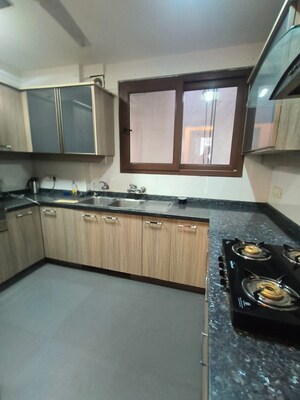 Kitchen in 3 BHK Builder Floor at Greater Kailash ii – for Sale