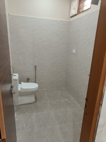 Bathroom in 2 BHK Builder Floor at Dharam Flats, Palam Vihar Extension – for Rent
