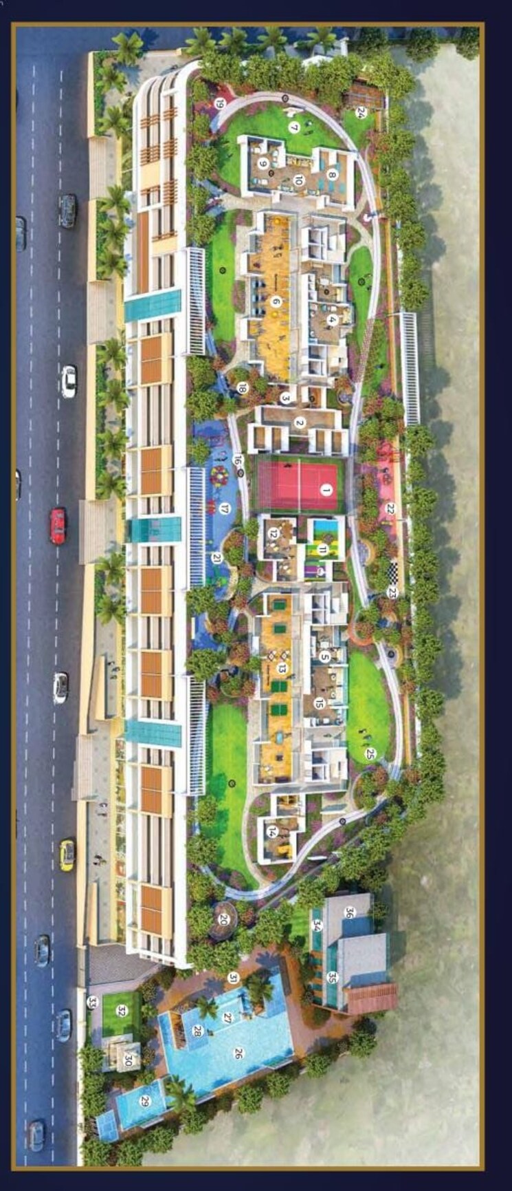 Master Plan, mahaavir-pride 2 Bedroom 770 Sq.Ft. Apartment In Dombivli East Thane 8860844