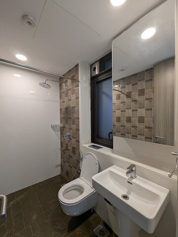 Bathroom in 3 BHK Apartment at Lodha Allura, Worli – for Rent