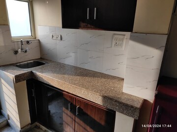Kitchen in 1 RK Builder Floor at Sushant Lok I – for Rent