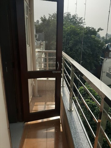 Balcony in 1 RK Builder Floor at Sushant Lok I – for Rent