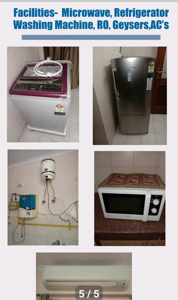 Furnished Amenities in 3 BHK Builder Floor at Lajpat Nagar – for Rent