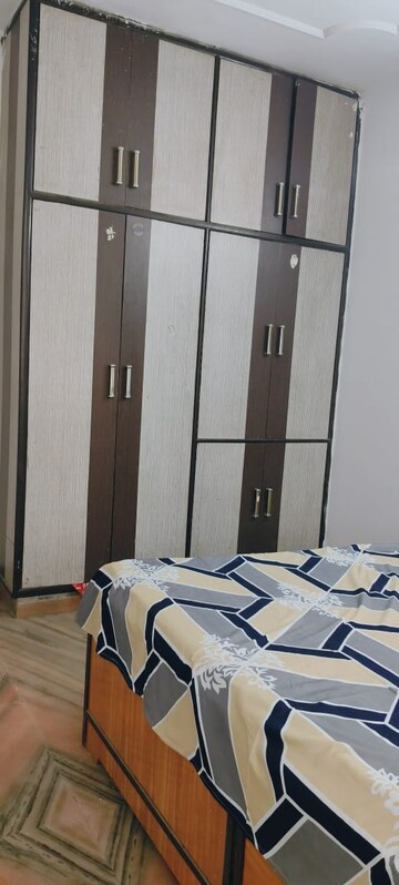 Bedroom in 1 BHK Builder Floor at Sushant Lok I – for Rent