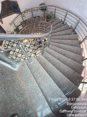 Staircase in 5 BHK Independent House at Kargi – for Sale