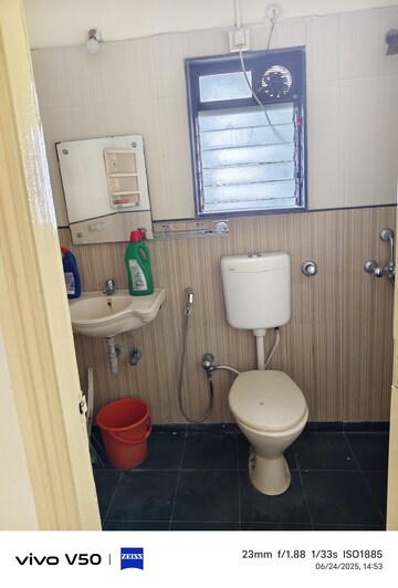 Bathroom in 2 BHK Apartment at Lalani Residency, Kavesar – for Sale