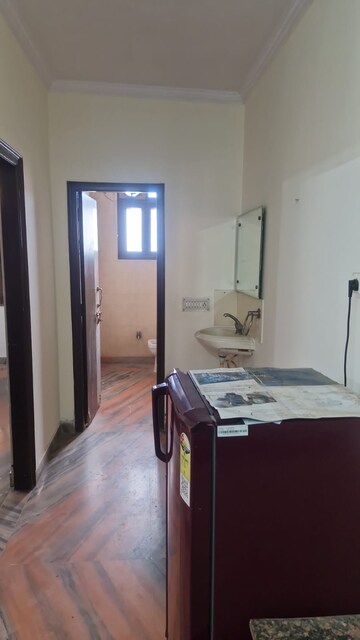 Bedroom in 1 BHK Builder Floor at Sushant Lok I – for Rent