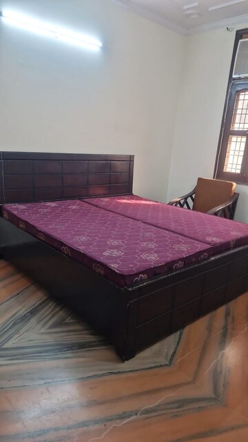 Bedroom in 1 BHK Builder Floor at Sushant Lok I – for Rent