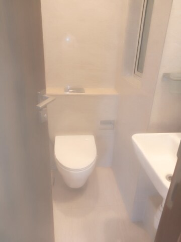 Bathroom in 1 BHK Apartment at Hiranandani Highland, Powai – for Rent