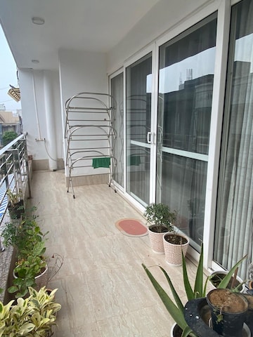 Balcony in 4 BHK Builder Floor at Vasant Enclave – for Sale
