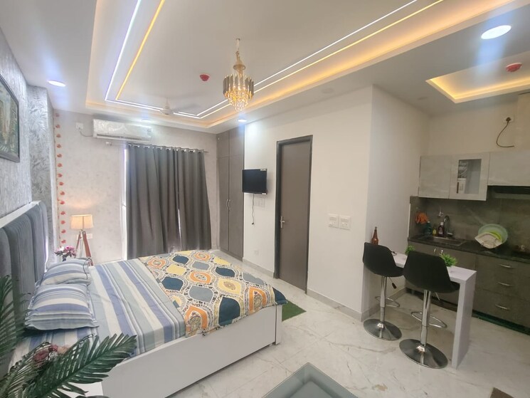 Bedroom, fusion-ufairia Studio 670 Sq.Ft. Apartment In Sector 16b Greater Noida Greater Noida 8861468