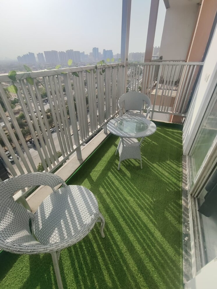 Balcony, fusion-ufairia Studio 670 Sq.Ft. Apartment In Sector 16b Greater Noida Greater Noida 8861468