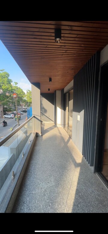 Balcony in 3 BHK Builder Floor at Pamposh Enclave – for Sale