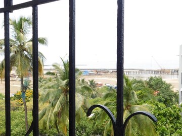 Balcony in 2 BHK Apartment at Juhu – for Rent