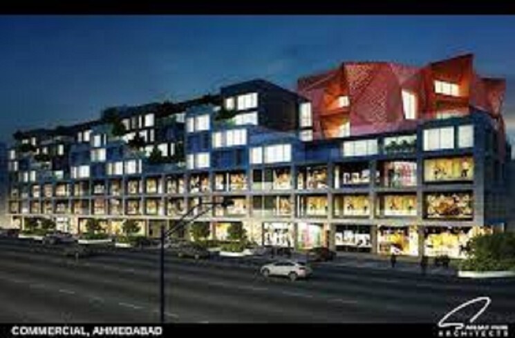 Exterior View, suvidha-stellar Commercial Office Space 1500 Sq.Ft. In Bodakdev Ahmedabad 8861610