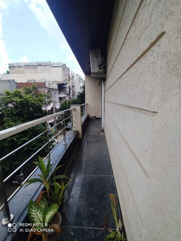 Balcony in 2 BHK Builder Floor at Paryavaran Complex – for Rent