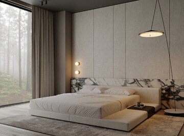 Bedroom in 3 BHK Apartment at Cybercity Trevita, Kothaguda – for Sale