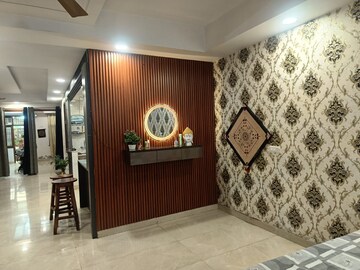 Living Room in 1.5 BHK Apartment at Prateek Grand City, Siddharth Vihar – for Rent