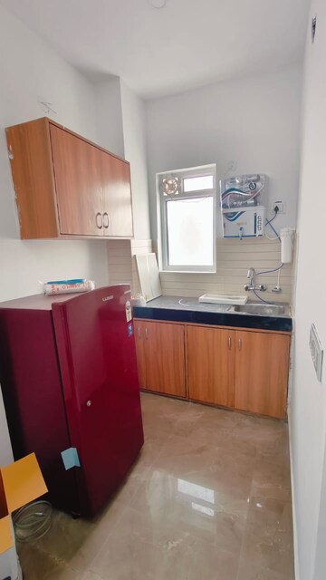Kitchen in 1 RK Builder Floor at Sushant Lok I – for Rent