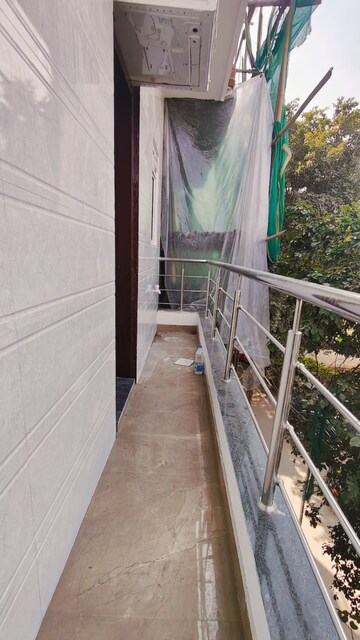 Balcony in 1 RK Builder Floor at Sushant Lok I – for Rent