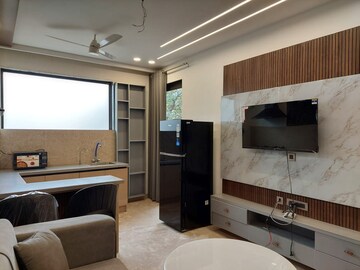 Living Room in 1 BHK Builder Floor at Sushant Lok I – for Rent