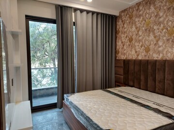 Bedroom in 1 BHK Builder Floor at Sushant Lok I – for Rent