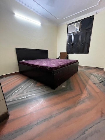 Bedroom in 1 BHK Builder Floor at Sushant Lok I – for Rent