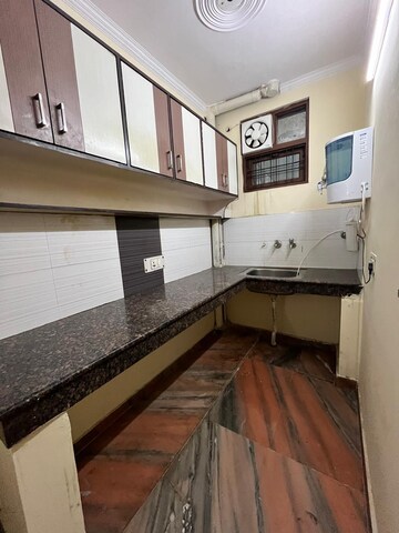 Kitchen in 1 BHK Builder Floor at Sushant Lok I – for Rent