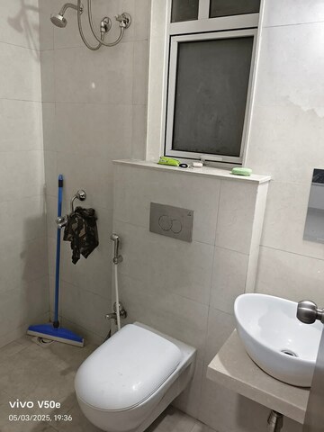 Bathroom in 2 BHK Apartment at Aastha Heights, Goregaon West – for Rent