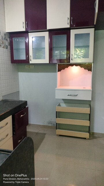 Kitchen in 1 BHK Apartment at Shreeyash Residency, Dhanori – for Rent