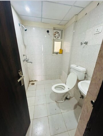 Bathroom in 3 BHK Apartment at Panchsheel Greens II, Sector 16 Greater Noida – for Rent