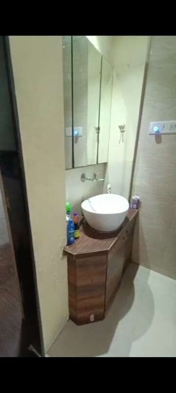 Bathroom in 1 RK Apartment at Gokuldham Complex, Goregaon East – for Rent
