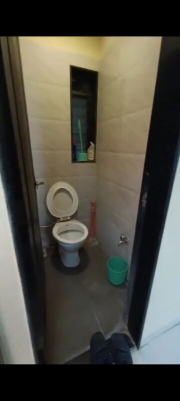 Bathroom in 1 RK Apartment at Gokuldham Complex, Goregaon East – for Rent
