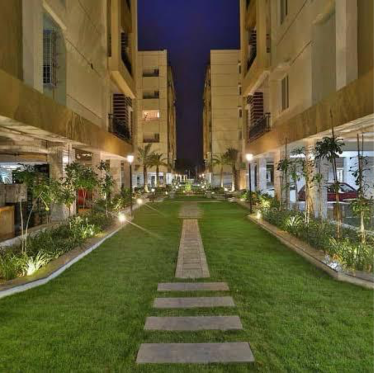 Garden, om-sree-patels-green-front 3 Bedroom 1520 Sq.Ft. Apartment In Yapral Hyderabad 8863261