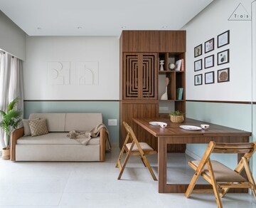 Living Room in 1 BHK Apartment at Kalpataru Parkcity, Kolshet Road – for Sale