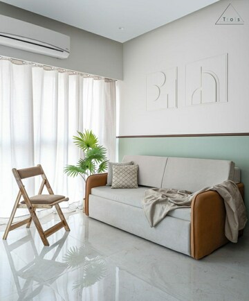 Living Room in 2 BHK Apartment at Kalpataru Parkcity, Kolshet Road – for Sale