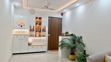 Living Room in 2 BHK Apartment at Crystal Paradise Residences, Andheri East – for Rent