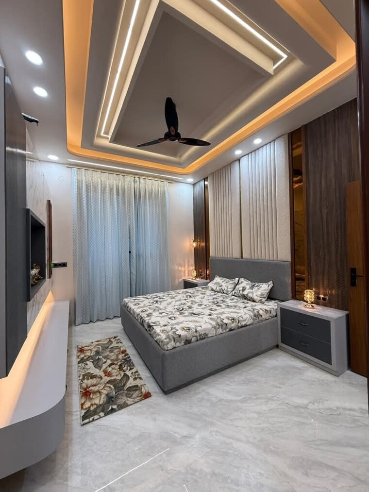 Bedroom, igi airport area 4 Bedroom 1500 Sq.Ft. Builder Floor In Igi Airport Area Delhi 8863445