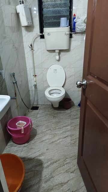 Bathroom in 1 BHK Apartment at Riddhi Siddhi Heights Goregaon West, Goregaon West – for Rent