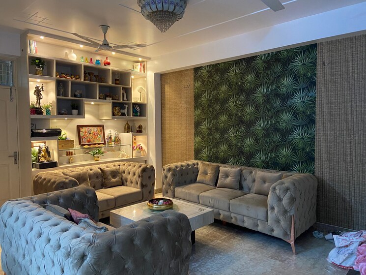 Living Room, arihant-harmony 3 Bedroom 1850 Sq.Ft. Apartment In Ahinsa Khand 2 Ghaziabad 8863591